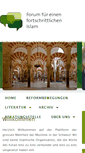Mobile Screenshot of forum-islam.ch